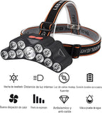 ⚡🔦 Linterna Minera Recargable 11 Focos + Modos De Iluminación⭐ | Envio Gratis