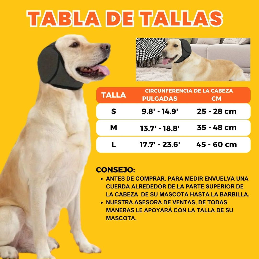 🐶✨ Orejera Anti Ruido para Mascotas⭐ | Envío Gratis