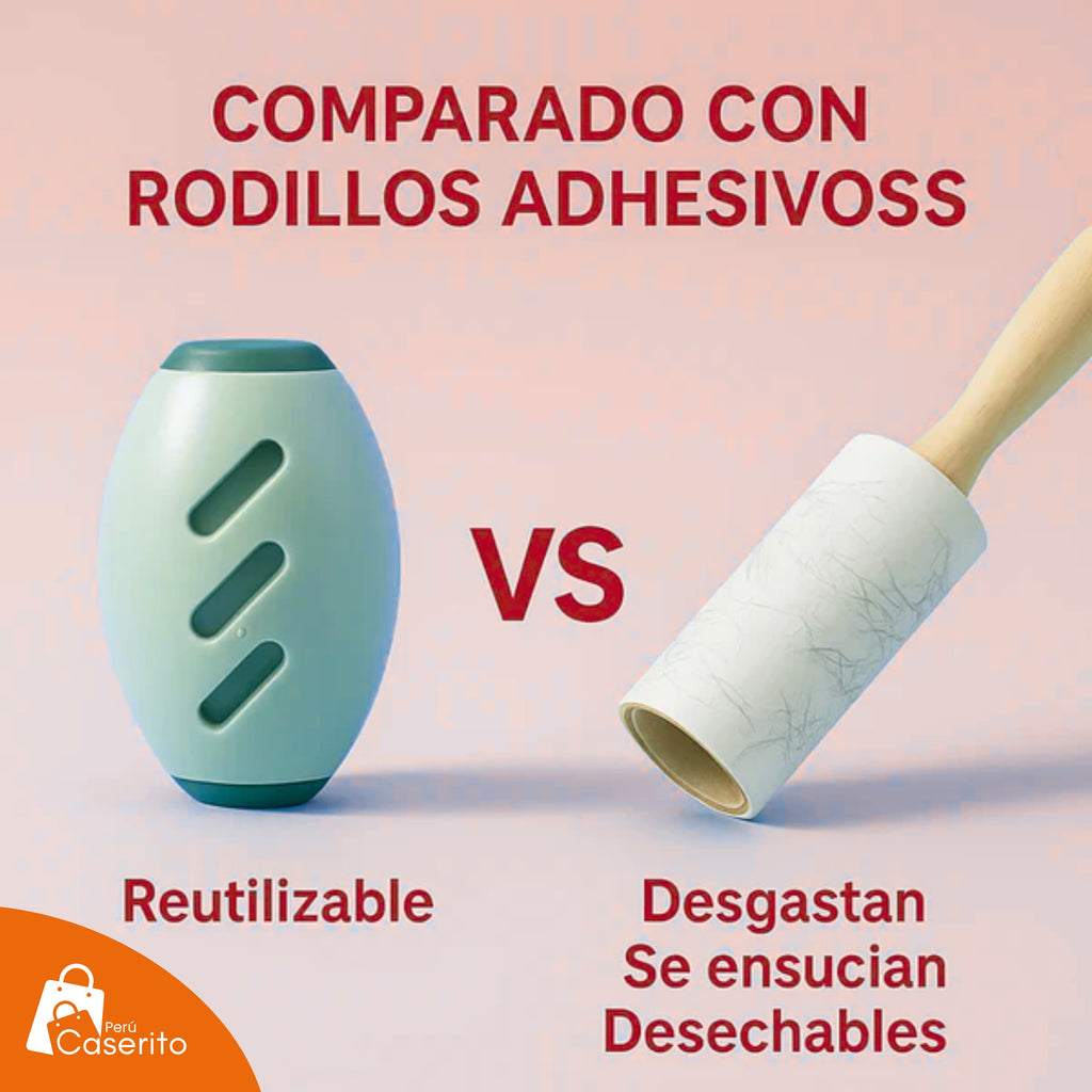 QuitaPelo - Rodillo Quitapelusas Lavable | ENVÍO GRATIS 🤩