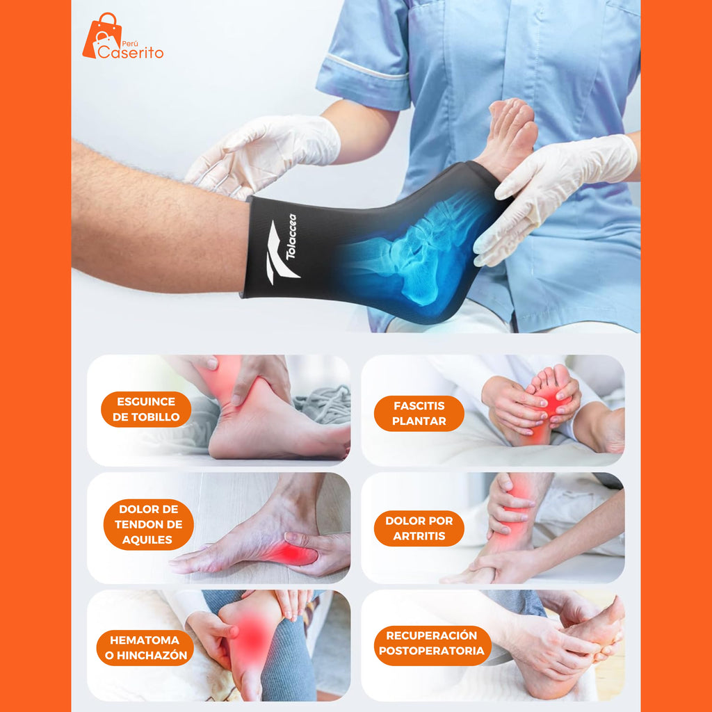 Tobillera Terapéutica Frío/Calor – Alivio Instantáneo y Comodidad Total