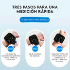Tensiómetro Digital Recargable De Muñeca Con Voz Monitor Salud