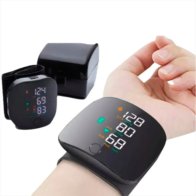 Tensiómetro Digital Recargable De Muñeca Con Voz Monitor Salud