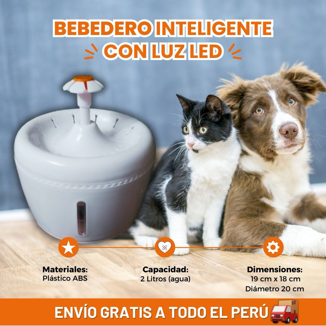 🐶💧 BEBEDERO INTELIGENTE PARA MASCOTAS 🐾🚰 - Envío Gratis