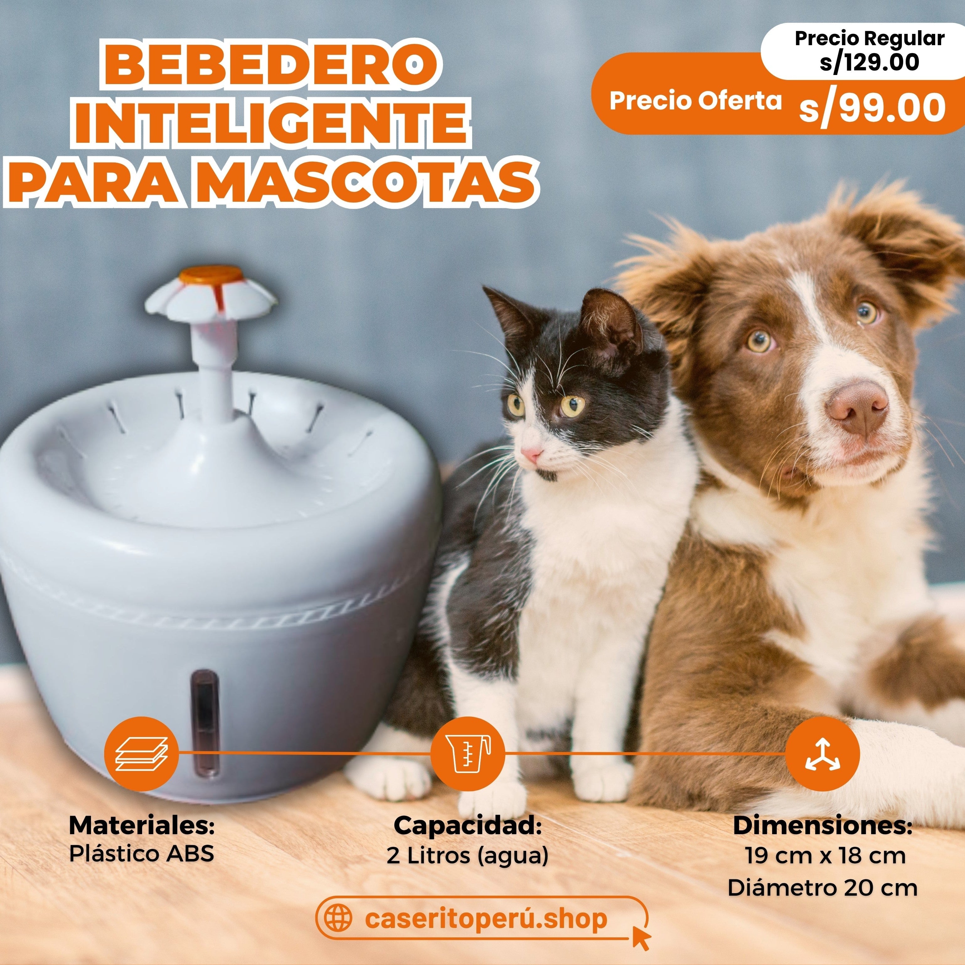 🐶💧 BEBEDERO INTELIGENTE PARA MASCOTAS 🐾🚰