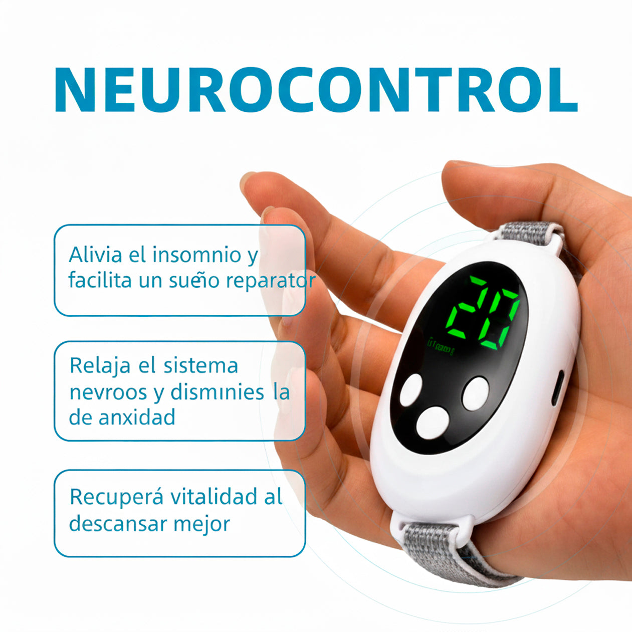 Dispositivo Calmante PREMIUM de Ansiedad e Insomnio